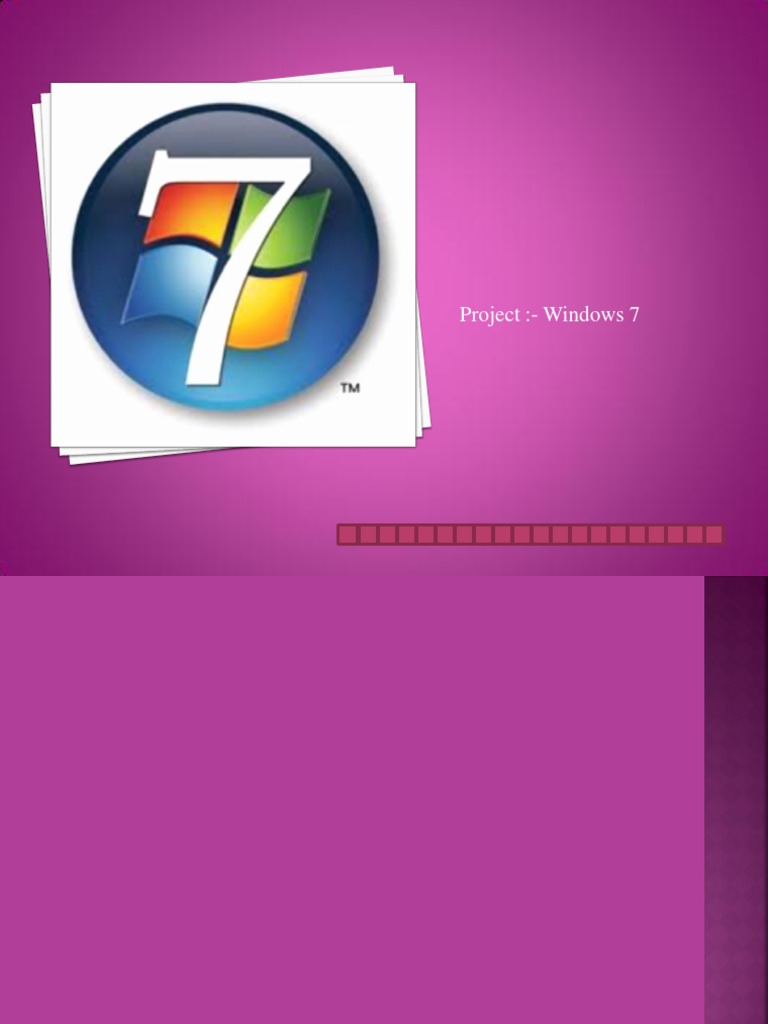 Windows 7 Features and Benefits Guide | PDF | Microsoft Windows | Windows 7
