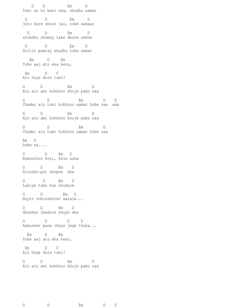 Letras e acordes de "Alo Alo" | PDF