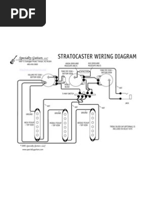 Stratocaster Wiring Diagram