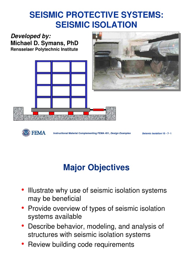 Seismic Base Isolation Earthquakes Deformation (Mechanics)