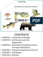 Form 4 Biology Chapter Overview