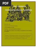 Unit Cohesion - Cross Leveling and Readiness - BCP International Limited