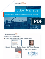 SAP SOlution Manager