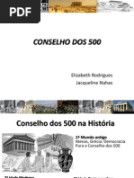 ApresentaÃ§Ã£o Historia Conselho dos 500