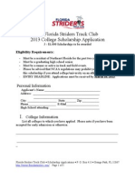 2013 FSTC Scholarship Application