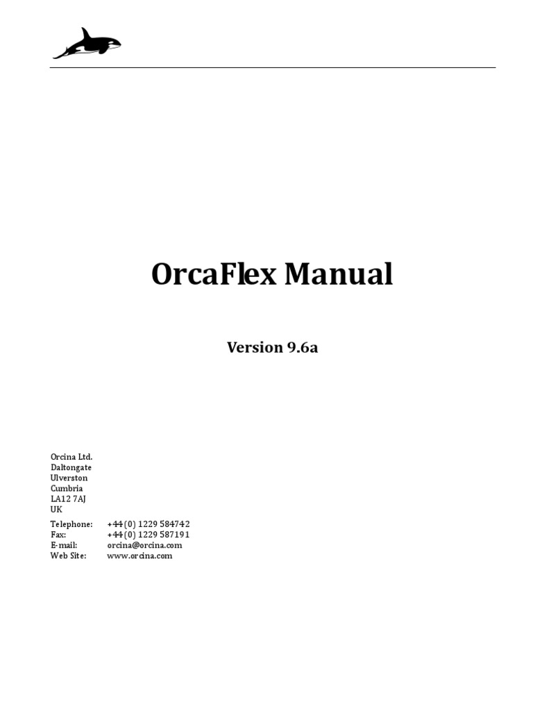 orcaflex 9.6