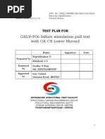 Test Plan for the Failure Recreation testTest