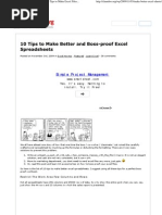 Download How to Make Better Excel Spreadsheets - 10 Tips to Make Excel Files User-Friendly _ Chandoo by crazydocs SN124334516 doc pdf