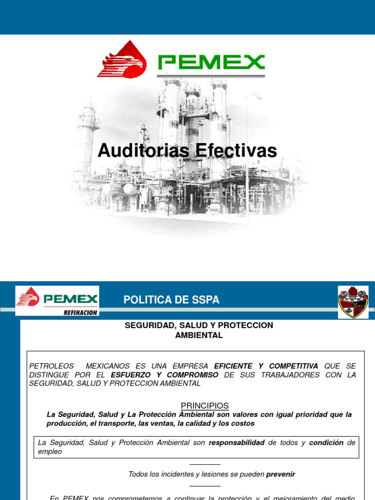 Seguridad y Auditorías Efectivas en PEMEX | PDF | La seguridad