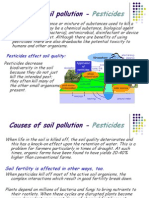 Causes of Soil Pollution - Pesticides