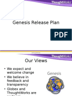 Genesis Release Plan: © Thoughtworks, 2009