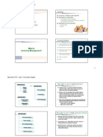 Inventory Management: Bus Adm 370 - CHP 12 Inventory MGMT