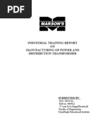 Download REPORT ON TRANSFORMER MANUFACTURING by Raj Moyal SN124363977 doc pdf