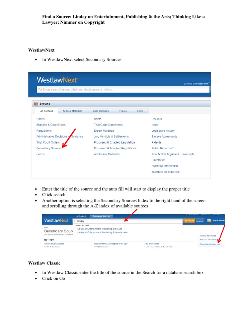 Legal Research Source Guide | PDF