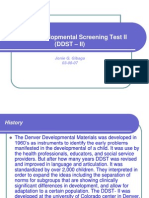 Denver Developmental Screening Test II (DDST –ppt