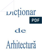 Dictionar Arhitectura