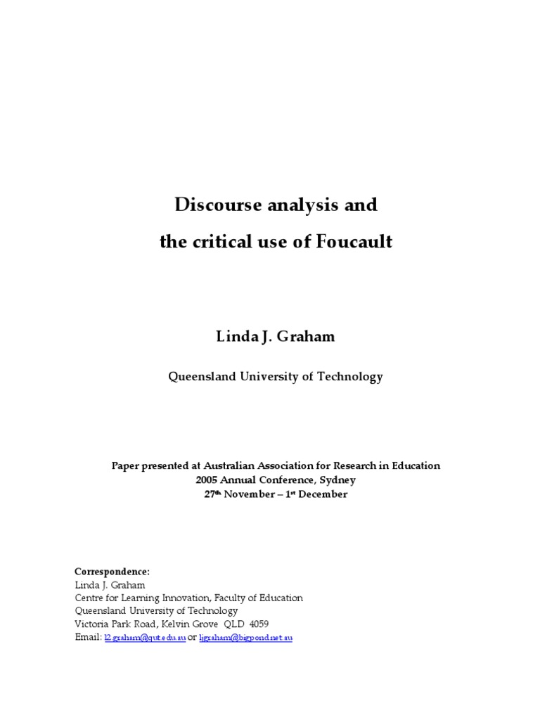 Discourse Foucault | PDF