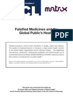 Falisified Meds and The Global Publics Health