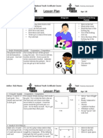 Lesson Plan: Activity Name Description Diagram Purpose/Coaching Points