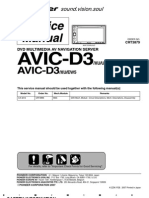 Pioneer AVIC D3 Service Manual