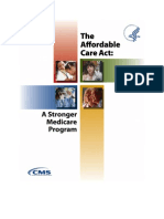 The Affordable Care Act – A Stronger Medicare Program in 2012