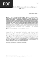 DEMOCRACIA, DIREITO E POLÍTICA-UMA ANALISE DA TEORIA DA JUSTIÇA DE JOHN RAWLS