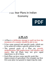 Five Year Plans in Indian Economy