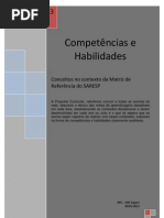 COMPETÊNCIAS E HABILIDADES - MATRIZ