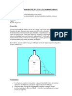 LA PRESIÓN HIDROSTÁTICA VARÍA CON LA PROFUNDIDAD