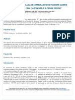 Carcinoma de Celulas Escamosa (Caso Clìnico)