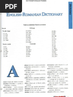 Dictionar Englez Roman