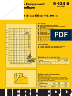 Information Equipement Pelle Hydraulique R 934 B ' Litronic