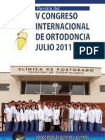 Revista V Congreso Internacional de Ortodoncia