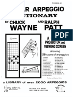 Guitar Arpeggio Dictionary by Chuck Wayne and Ralph Patt