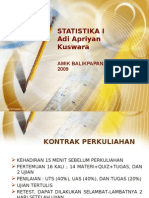 Silabi Statistika I