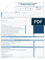 Declaracion Jurada Ante El Patrono Formulario Sat 1101