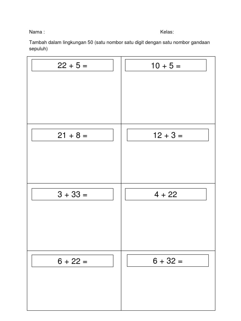 Lembaran Kerja Pdf
