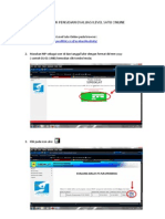 Prosedur Pengisian Evaluasi Level Satu Online