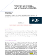 P Van Rixtel - EL TESTIMONIO DE NUESTRA ESPERANZA - Capítulo 1