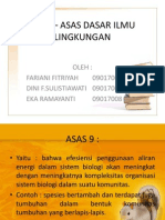 ASAS ILMU LINGKUNGAN