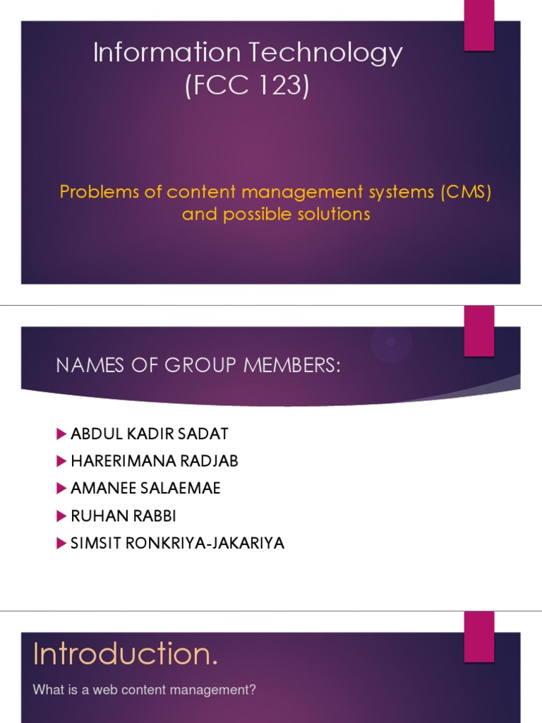 Web Content Management | PDF | Editing | Websites