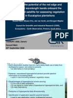 Russell Main - Evaluating the potential of the red edge and xanthophyll wavelength bands onboard the SumbandilaSat satellite for assessing vegetation state, in Eucalyptus plantations
