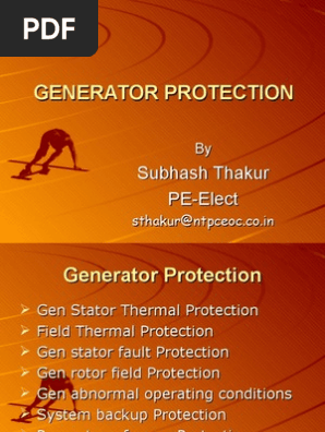 Generator Protection