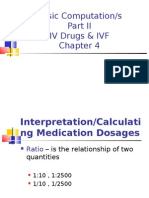 Basic Computations 2 IV & IVF