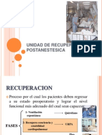 Unidad de Recuperacion Postanestesica