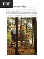 Deluxe Tree House Plans PDF