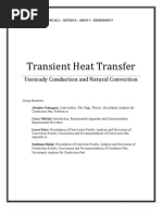 Transient Heat Transfer Experiment