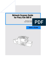 Toshiba Network Scanner Guide For fiery X3e