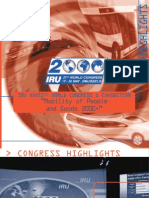  27th IRU World Congress - Brussels Highlights, 2000