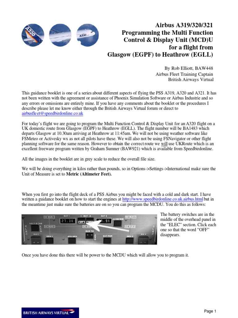 Airbus Mcdu Pdf Takeoff Aircraft